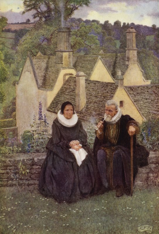 Portanto, calma somos nós quando as paixões já não existem! (cor litho) de Eleanor Fortescue Brickdale