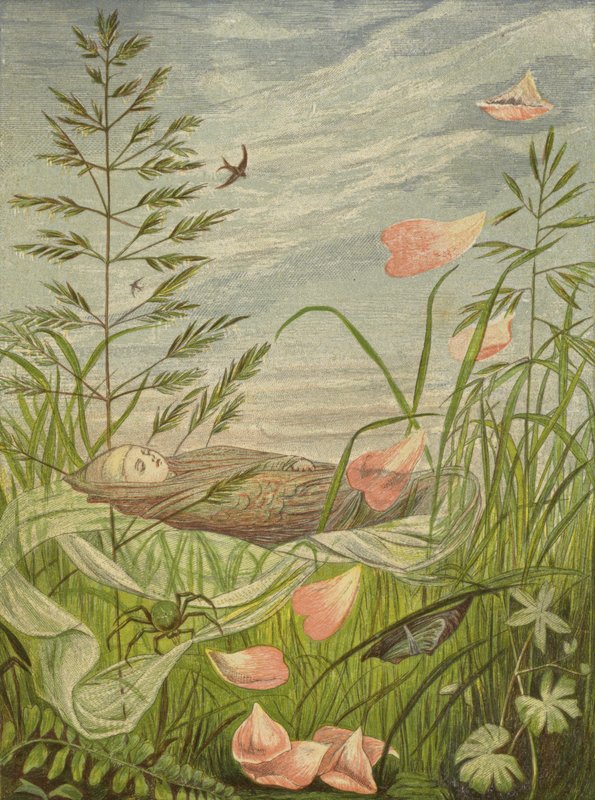 Quando a primavera começa (lito colorido) de Eleanor Fortescue Brickdale