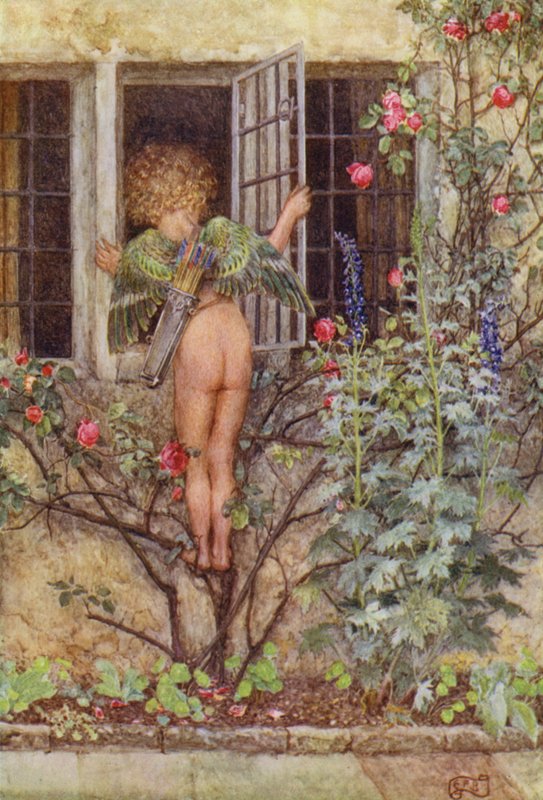 Com cada coisa que o lindo caixote do lixo, Minha dama doce, levanta-te, levanta-te, levanta-te! (cor litho) de Eleanor Fortescue Brickdale