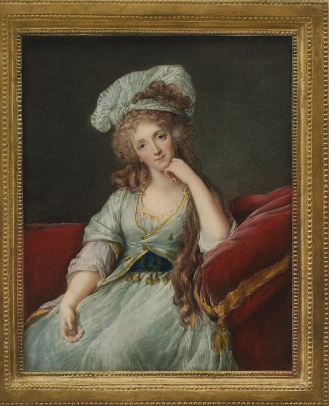 Retrato de Louise Marie Adelaide de Bourbon-Ponthievre, duquesa de Orleans de Elisabeth Louise after Vigee Lebrun