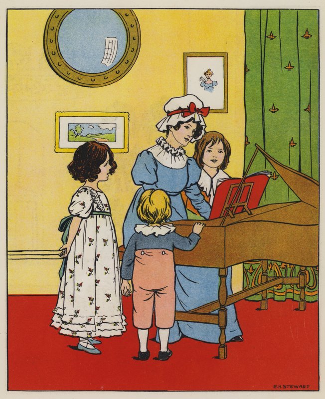 Tempo da Mãe (cor litho) de Elise H. Stewart