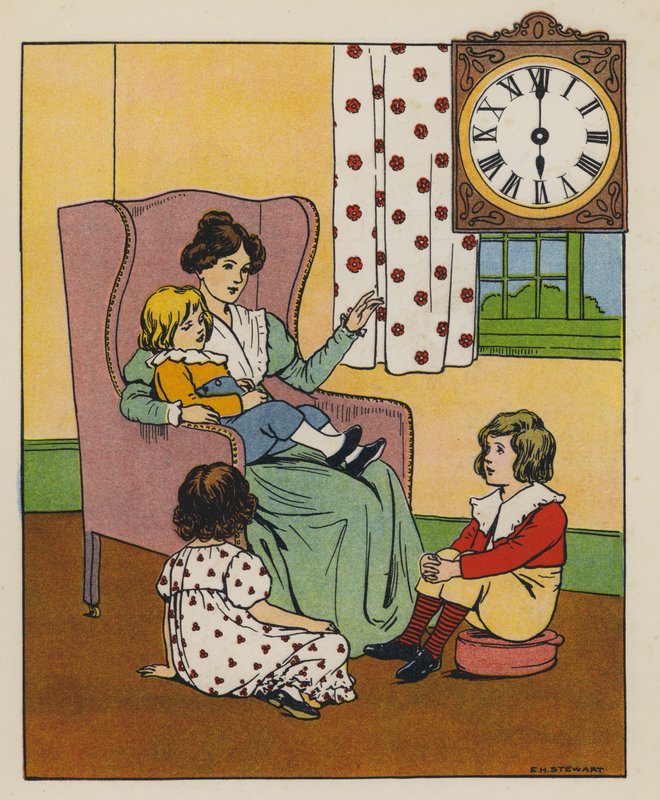 Hora da história (cor litho) de Elise H. Stewart