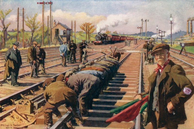 O caminho permanente, retransmitindo de Elizabeth Adela Stanhope Forbes