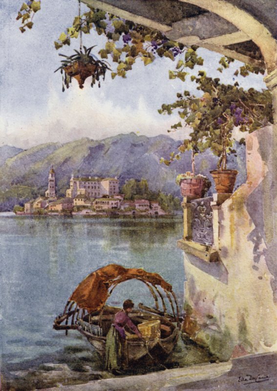 Uma Arco-íris na Orta (cor litho) de Ella Du Cane