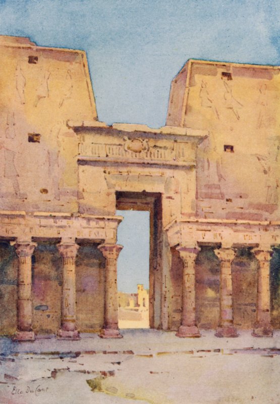 Edfu (cor litho) de Ella Du Cane