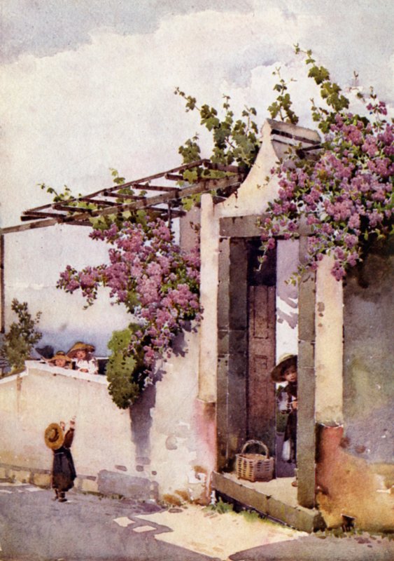 Na Estrada das Torrinhas (cor litho) de Ella Du Cane