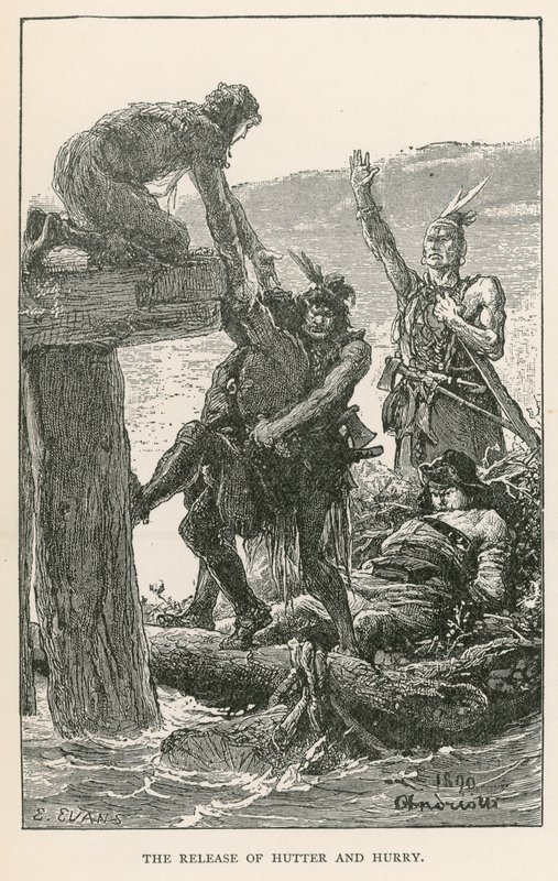 A libertação de Hutter e Hurry (gravura) de Elviro Michael Andriolli