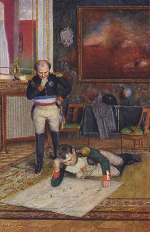 Napoleão Bonaparte (cor litho) de Emanuel Bachrach Baree