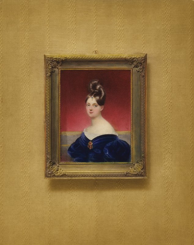 Retrato da Princesa Louise Amelie de Baden de Emanuel Thomas Peter