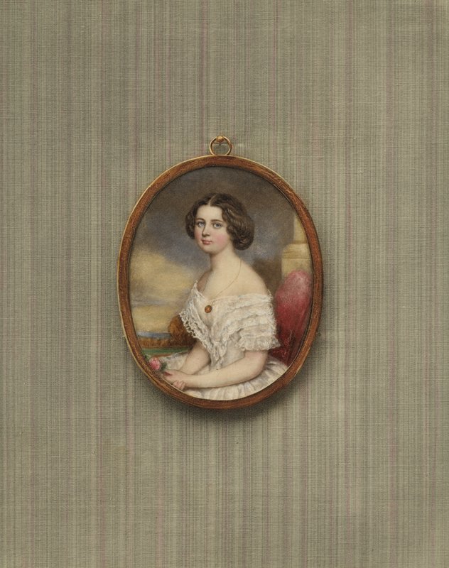 Retrato, de, um, jovem, vienense, mulher de Emanuel Thomas Peter
