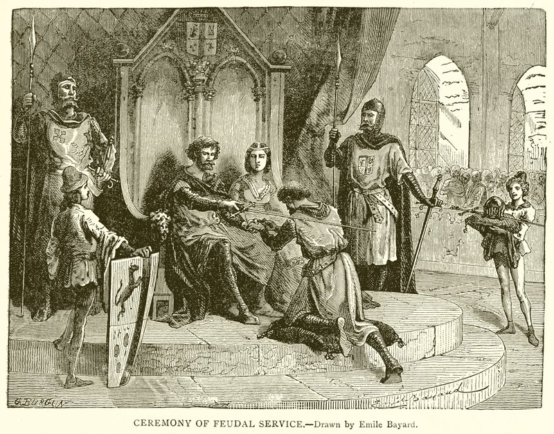 Cerimônia do Serviço Feudal de Emile Antoine Bayard
