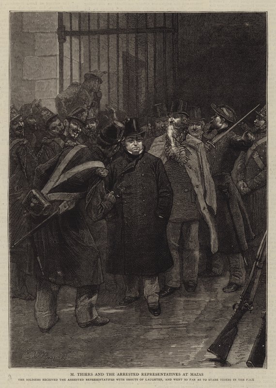 Ilustração para a história de um crime de Emile Antoine Bayard