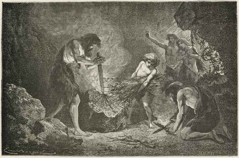 A conquista do fogo de Emile Antoine Bayard