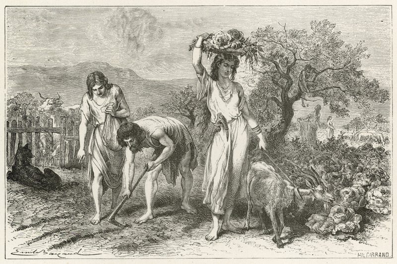 Cultura de jardim na idade do bronze de Emile Antoine Bayard