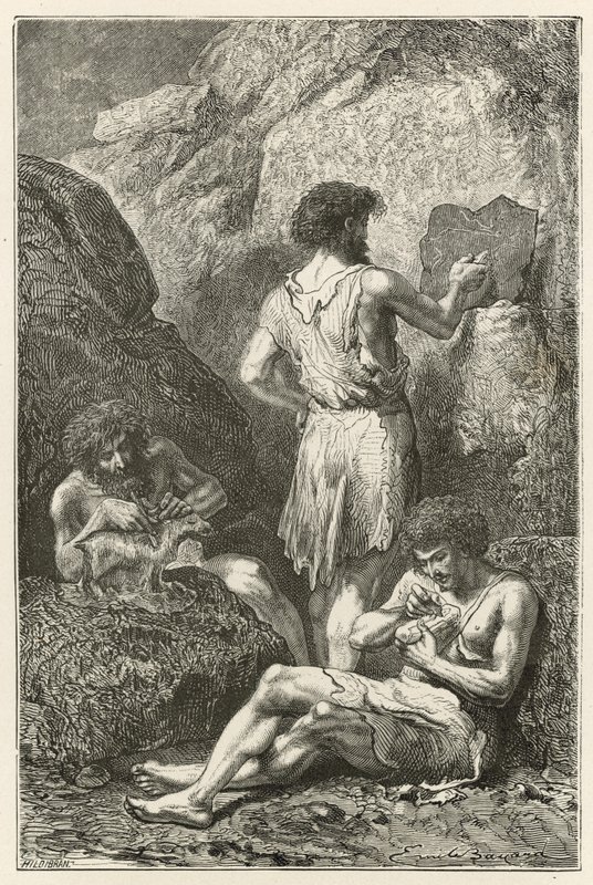 Os precursores de Rafael e Michelangelo, ou o nascimento das artes de desenho e escultura na época da rena de Emile Antoine Bayard