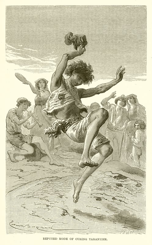 Reputed modo de cura Tarantism de Emile Antoine Bayard