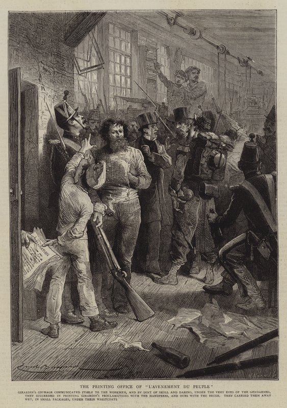 A história de um crime, o testemunho de uma testemunha ocular de Emile Antoine Bayard