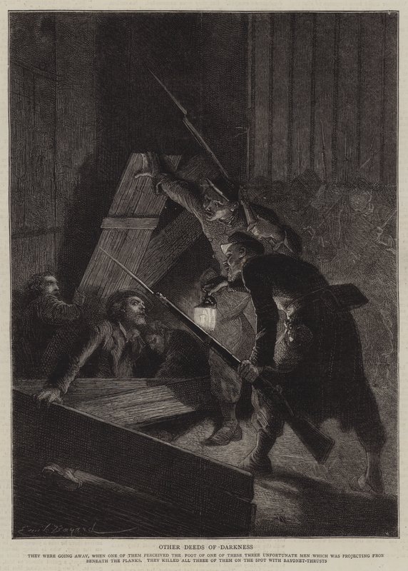 A história de um crime, o testemunho de uma testemunha ocular de Emile Antoine Bayard