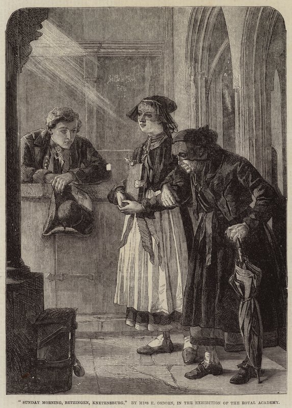 Domingo de manhã, Betzingen, Knetensburg de Emily Mary Osborn