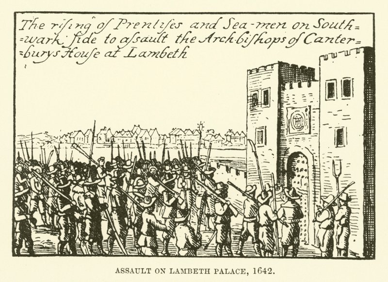 Assalto ao Palácio de Lambeth, 1642 de English School