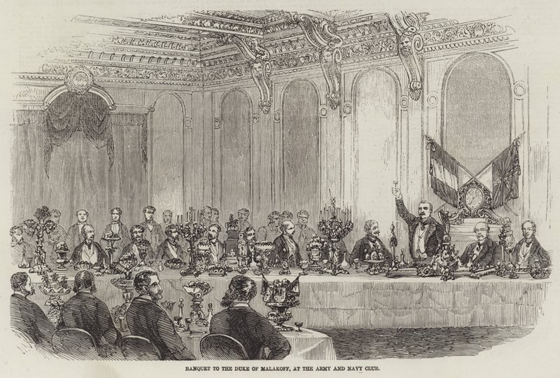 Banquete ao Duque de Malakoff, no Clube do Exército e da Marinha de English School