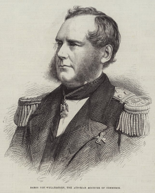 Barão von Wullerstorf, o ministro austríaco do comércio de English School