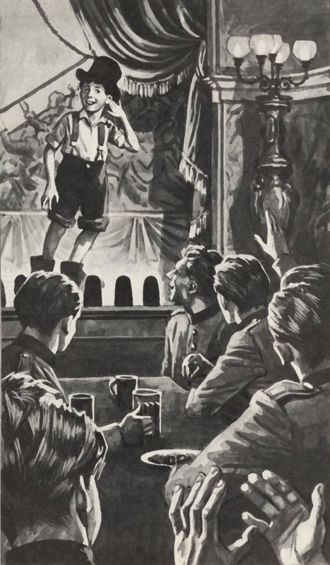 Charlie Chaplin como um menino de English School