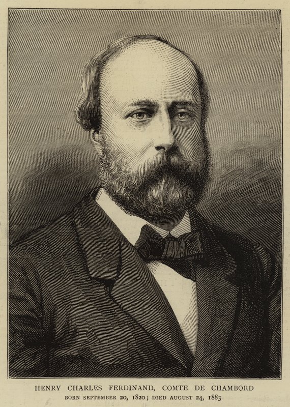 Henry Charles Ferdinand, conde de Chambord de English School