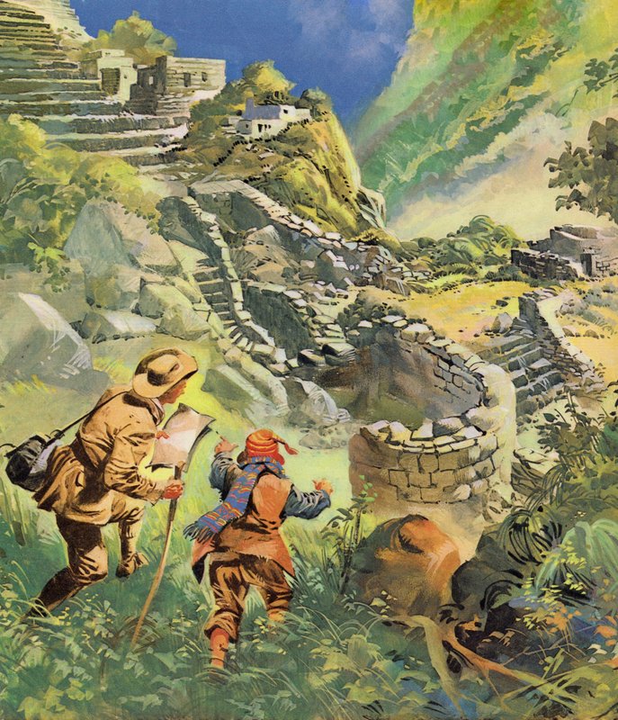 Hiram Bingham descobre a cidade inca perdida de Machu Picchu no Peru de English School