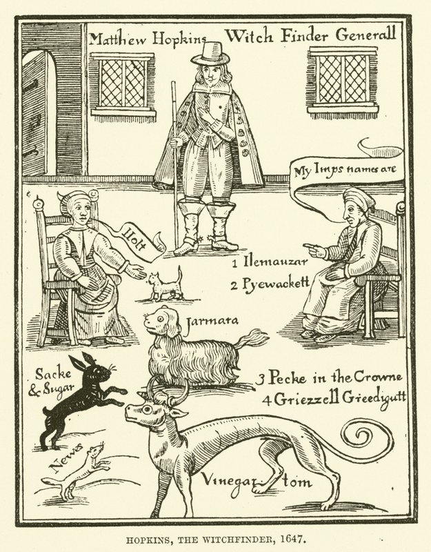 Hopkins, o feiticeiro, 1647 de English School