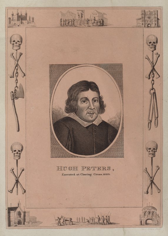 Hugh Peters, executado em Charing Cross, 1660 de English School