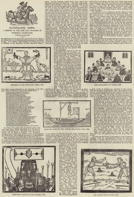 Notícias ilustradas, um esboço da ascensão e progresso do jornalismo pictórico de English School