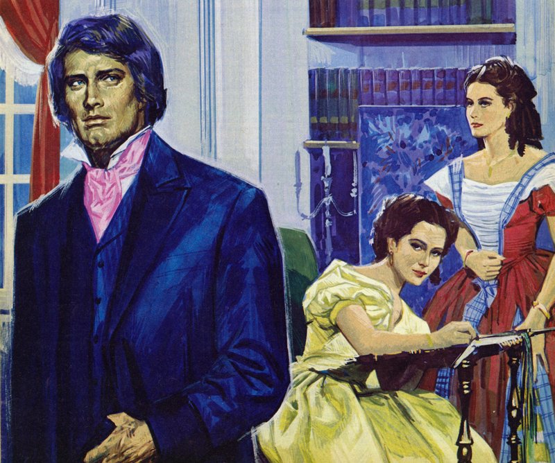 Ilustração para Wuthering Heights de English School