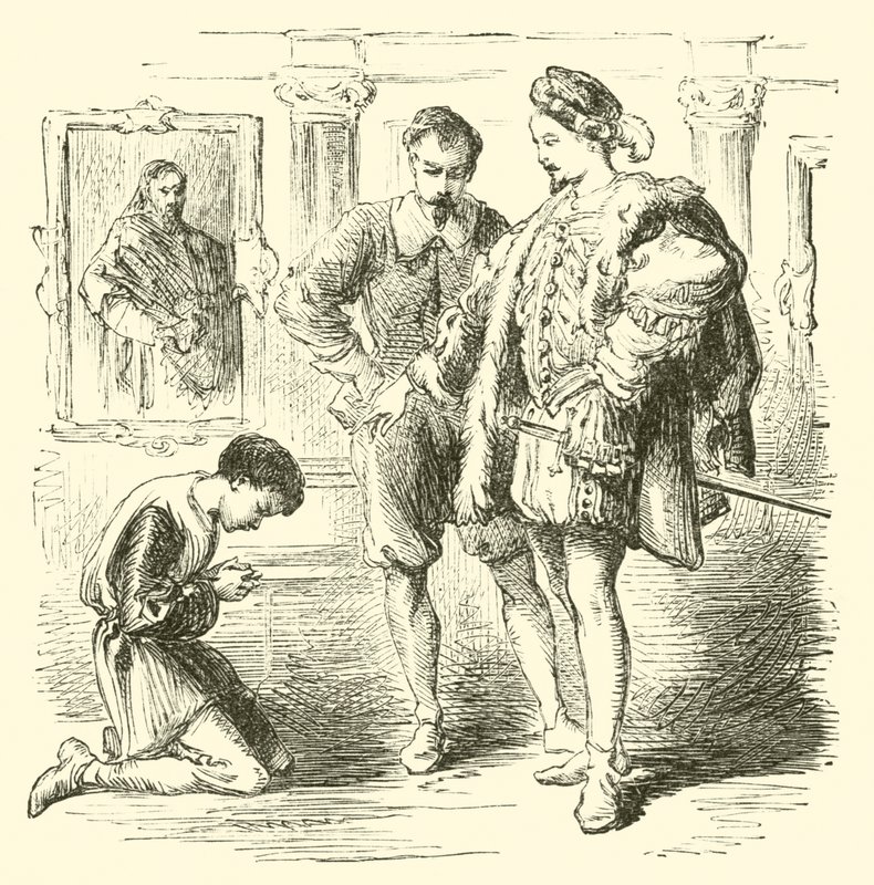 Juan De Pareja, diante do rei Filipe IV de Espanha de English School