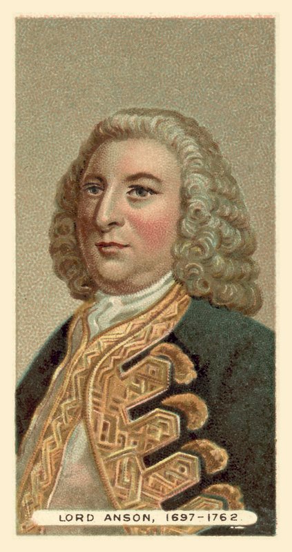 Lorde Anson, 1697-1762 de English School