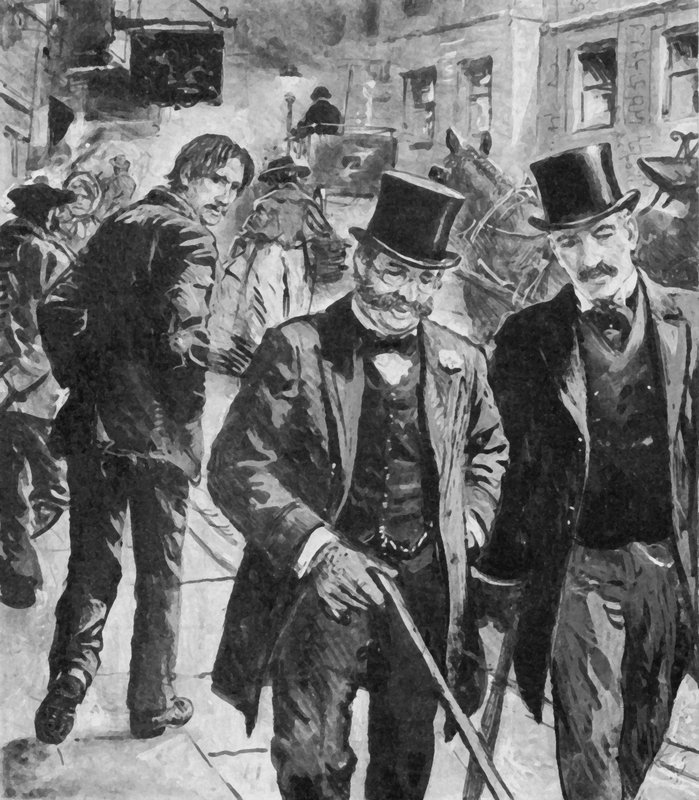 Robert Louis Stevenson, vagabundo, andando pelas ruas de Edimburgo de English School