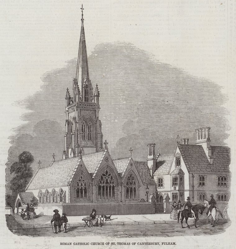 Igreja Católica Romana de São Tomás de Canterbury, no Fulham de English School