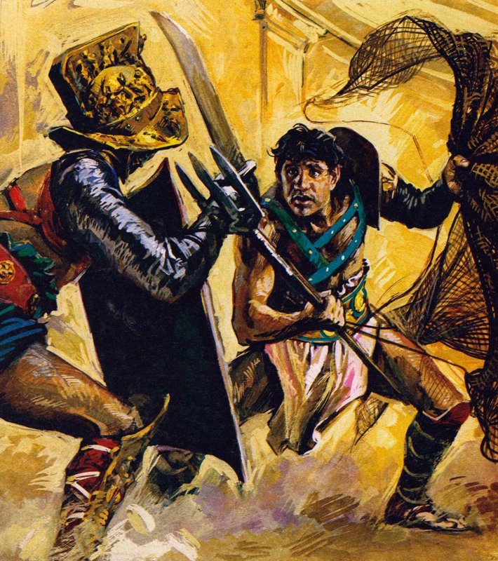 Gladiadores romanos de English School