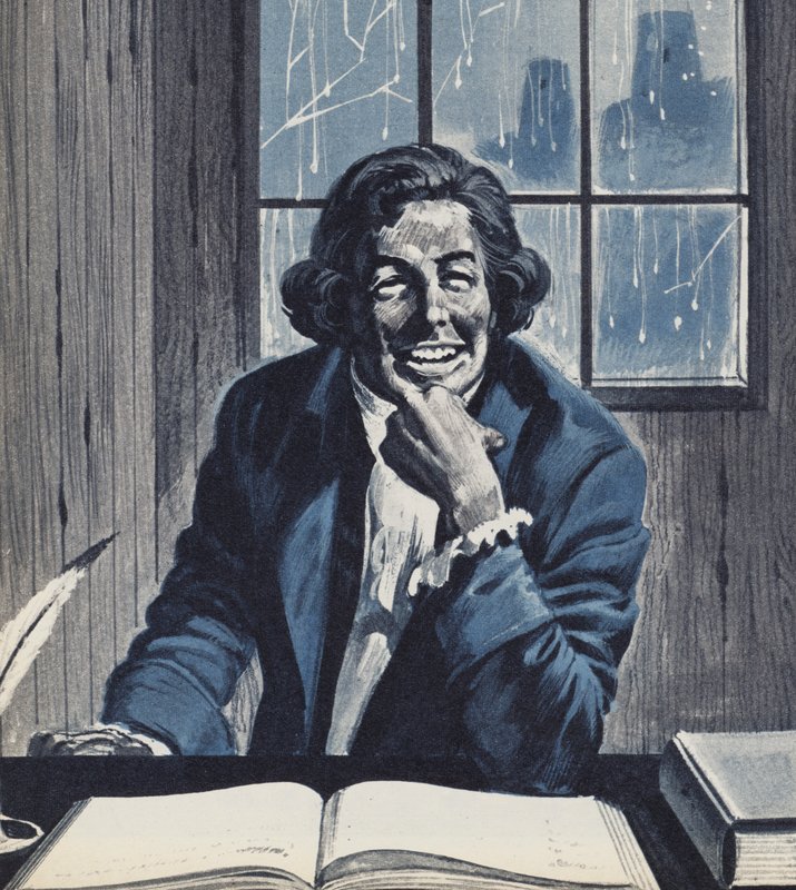 Rudolf Raspe, autor dos famosos contos do Barão Munchausen de English School