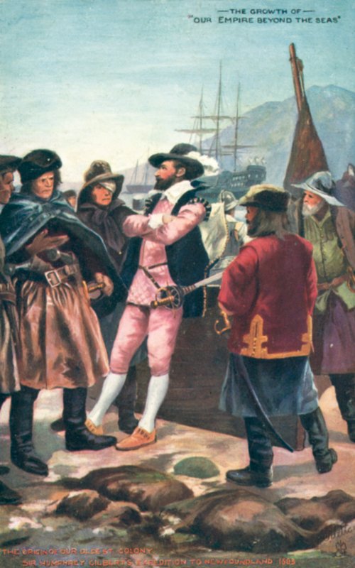 Sir Humphrey Gilbert, Expedição à Terra Nova, 1583 de English School