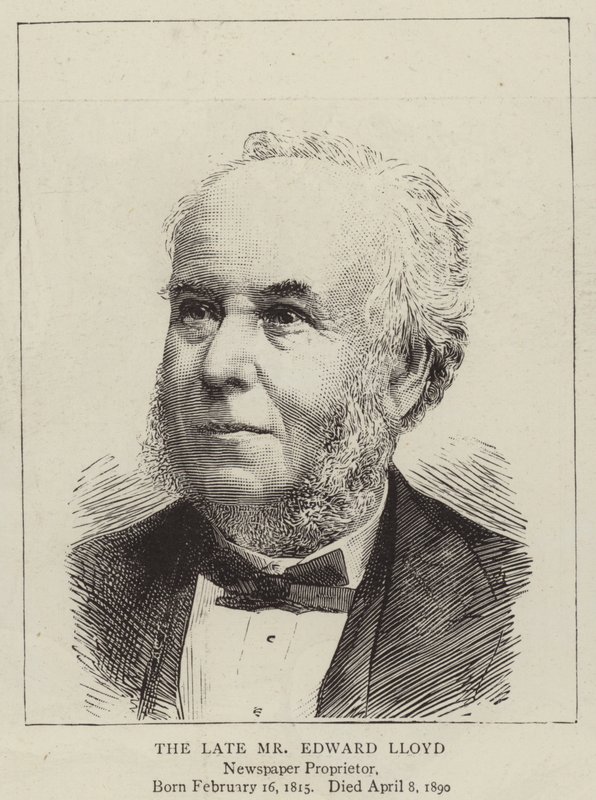 O falecido Sr. Edward Lloyd de English School