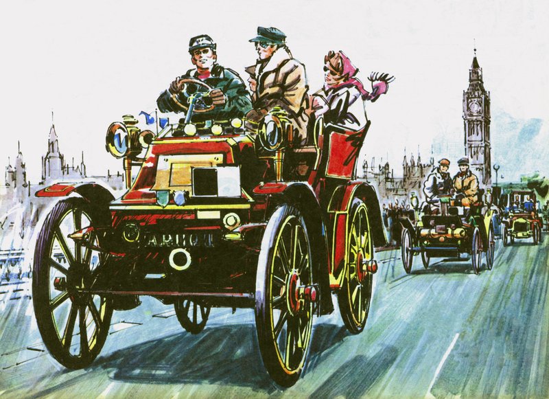 A corrida de Londres-Brighton de English School