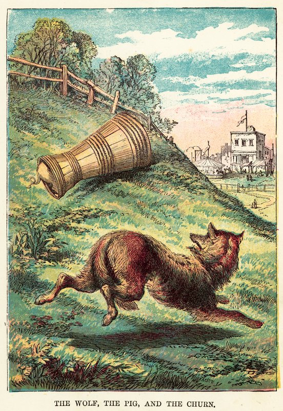 O lobo, o porco e o churn de English School