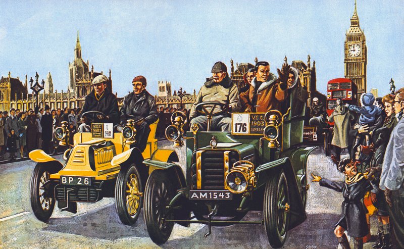 Reunião de carros veteranos de English School