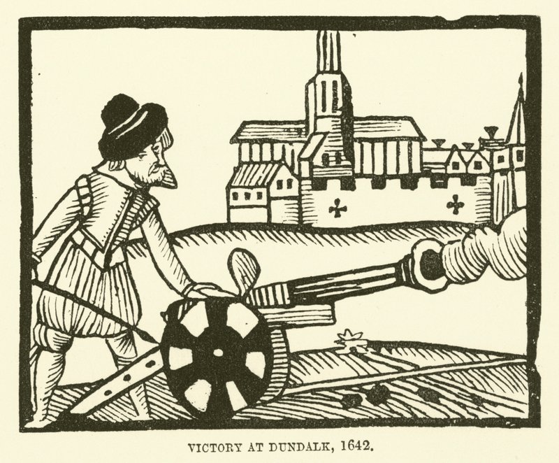 Vitória em Dundalk, 1642 de English School