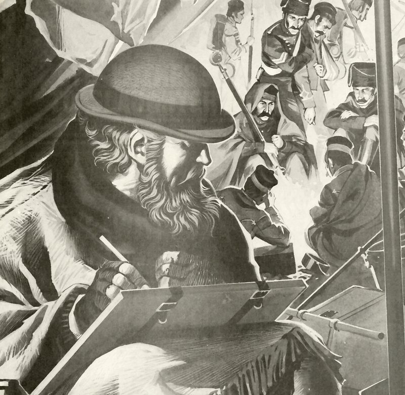 William Howard Russell, o primeiro correspondente de guerra de English School