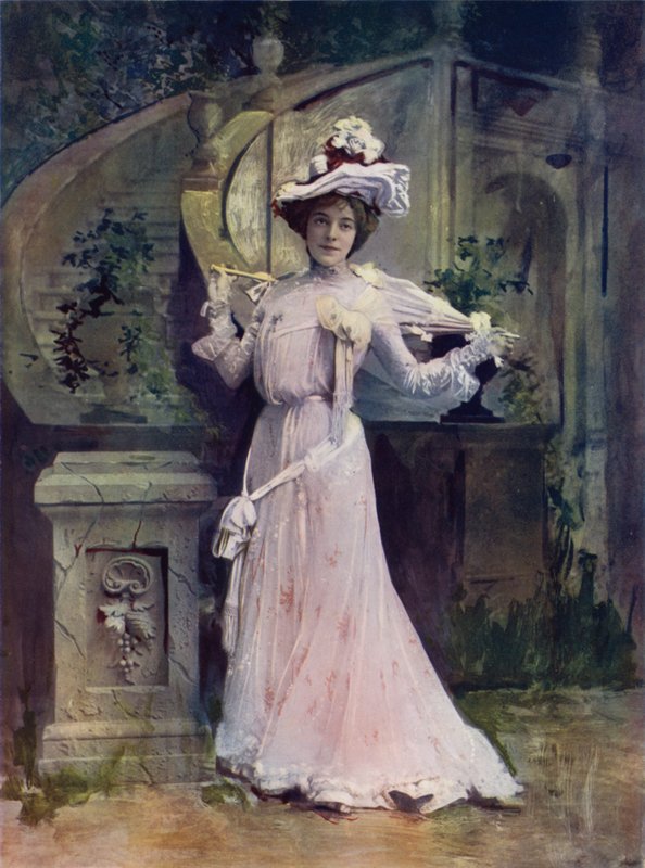 Miss Ada Reeve em Florodora (foto colorida) de English Photographer