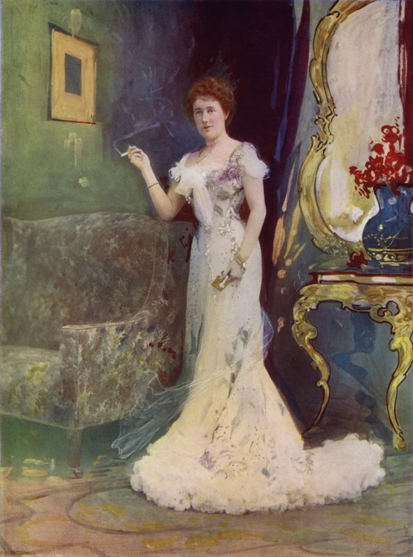 Miss Granville em An Interrupted Honeymoon (foto colorida) de English Photographer