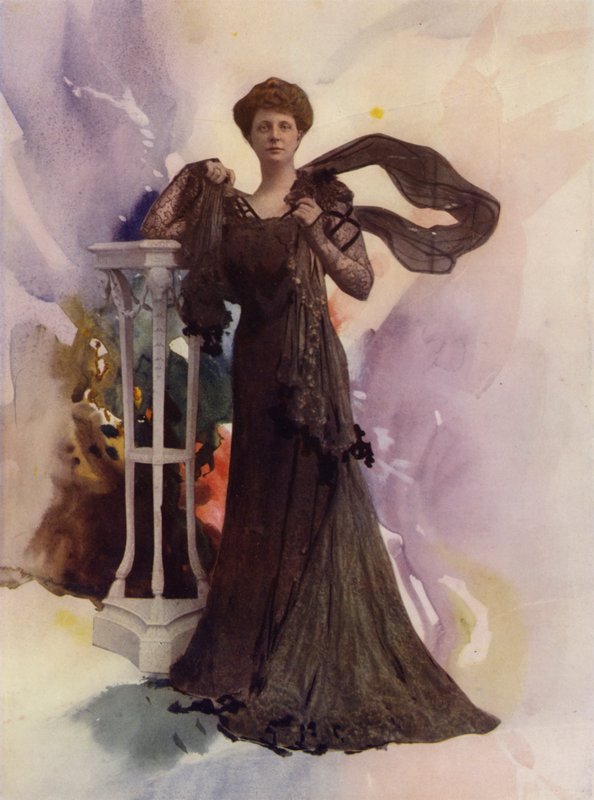 Senhorita Kate Sargeantson (foto colorida) de English Photographer