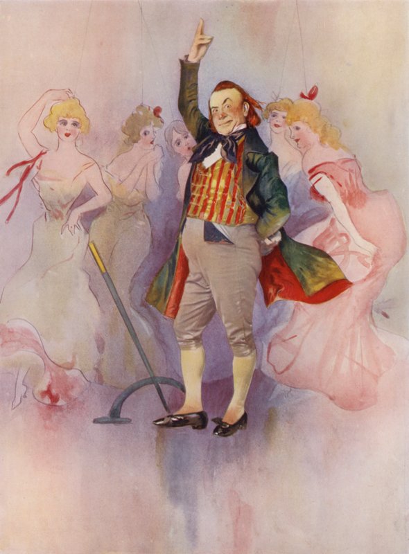 Sr. Willie Edouin em La Poupee (foto colorida) de English Photographer